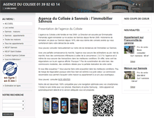 Tablet Screenshot of agencecolisee.fr